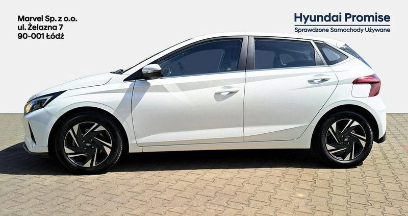 Hyundai i20 cena 76900 przebieg: 13825, rok produkcji 2023 z Byczyna małe 562